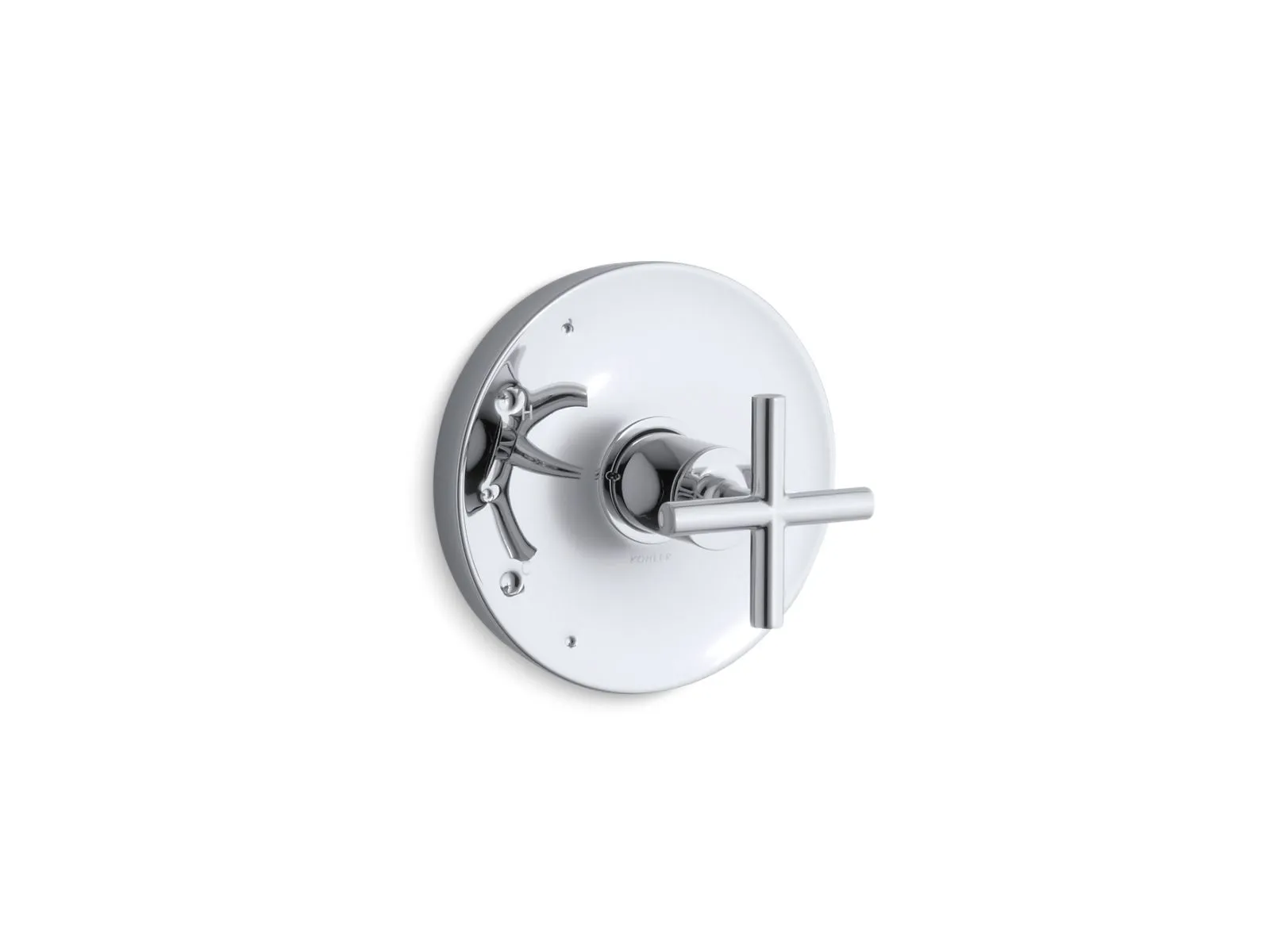 KOHLER K-TS14423-3 Purist Rite-Temp valve trim with cross handle