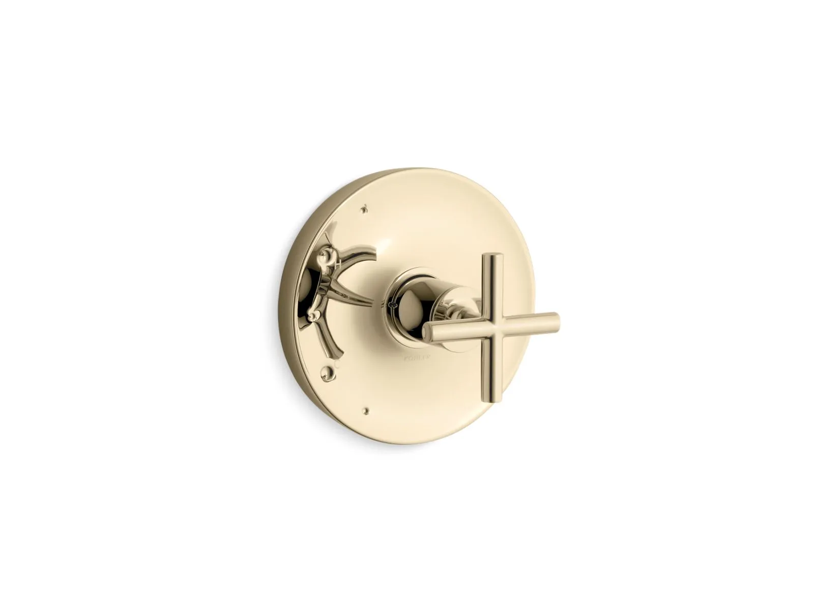 KOHLER K-TS14423-3 Purist Rite-Temp valve trim with cross handle