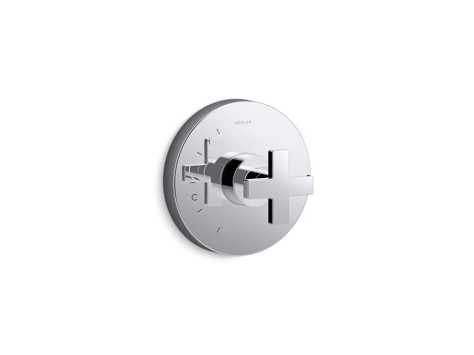 KOHLER K-TS73115-3 Composed Rite-Temp valve trim with cross handle