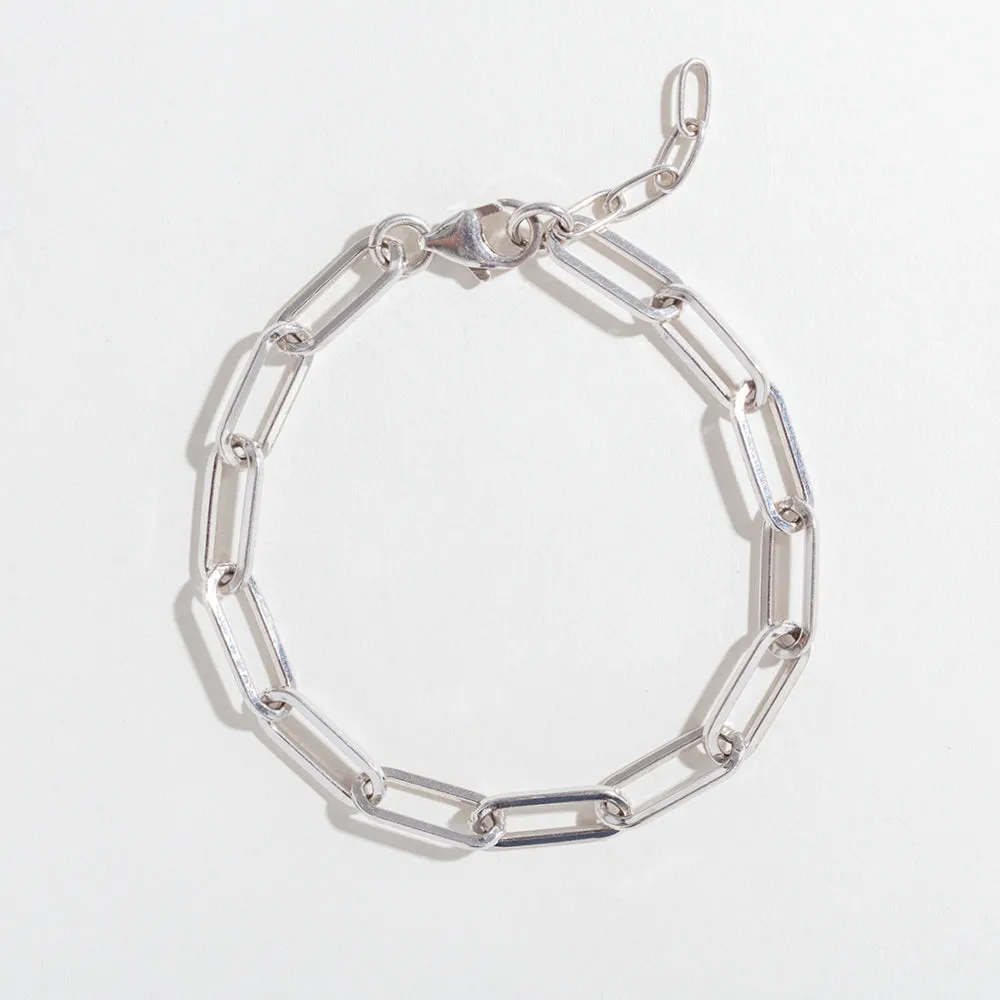 LARGE PAPERCLIP BRACELET
