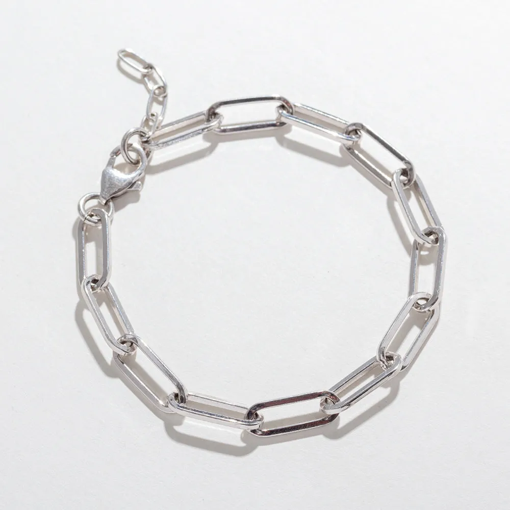 LARGE PAPERCLIP BRACELET