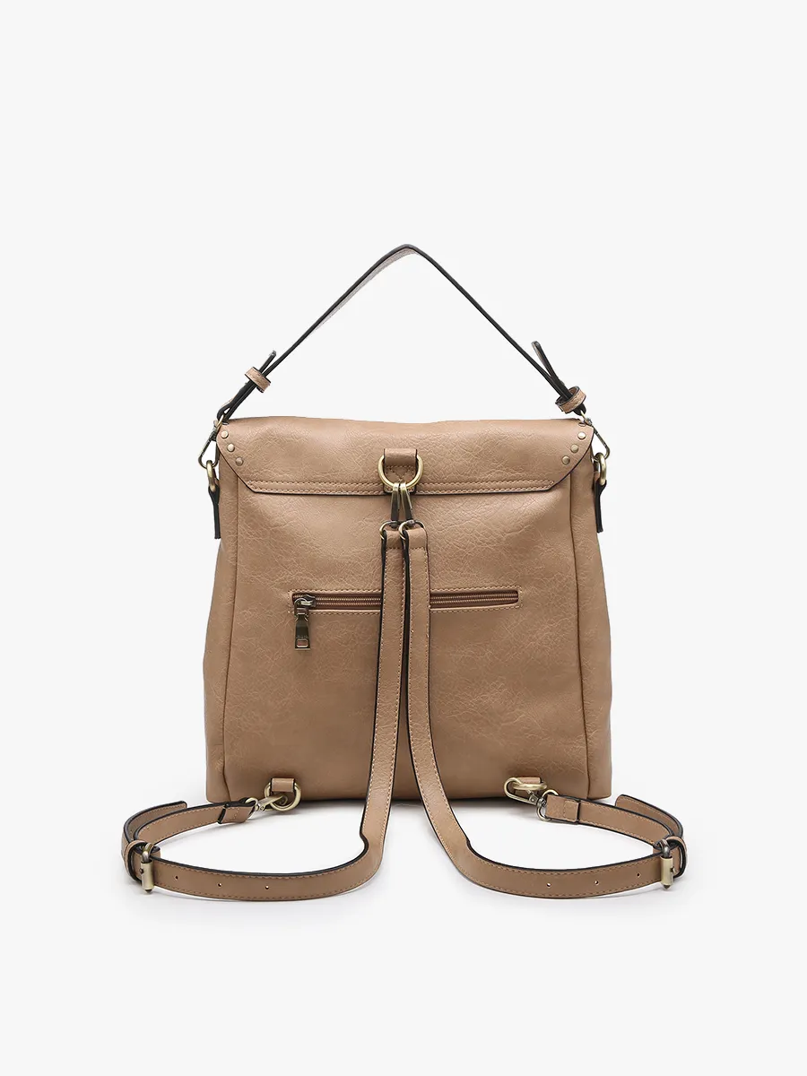 Latte Backpack w/ Studs