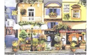 Lavender Street Cafe 5813805 Wallpaper Border