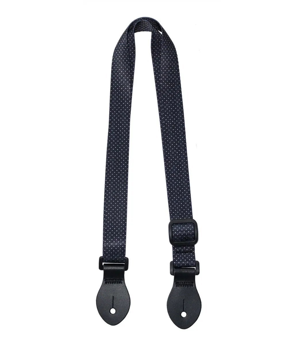 LG 1" Polka Dot Webbed Ukulele Strap
