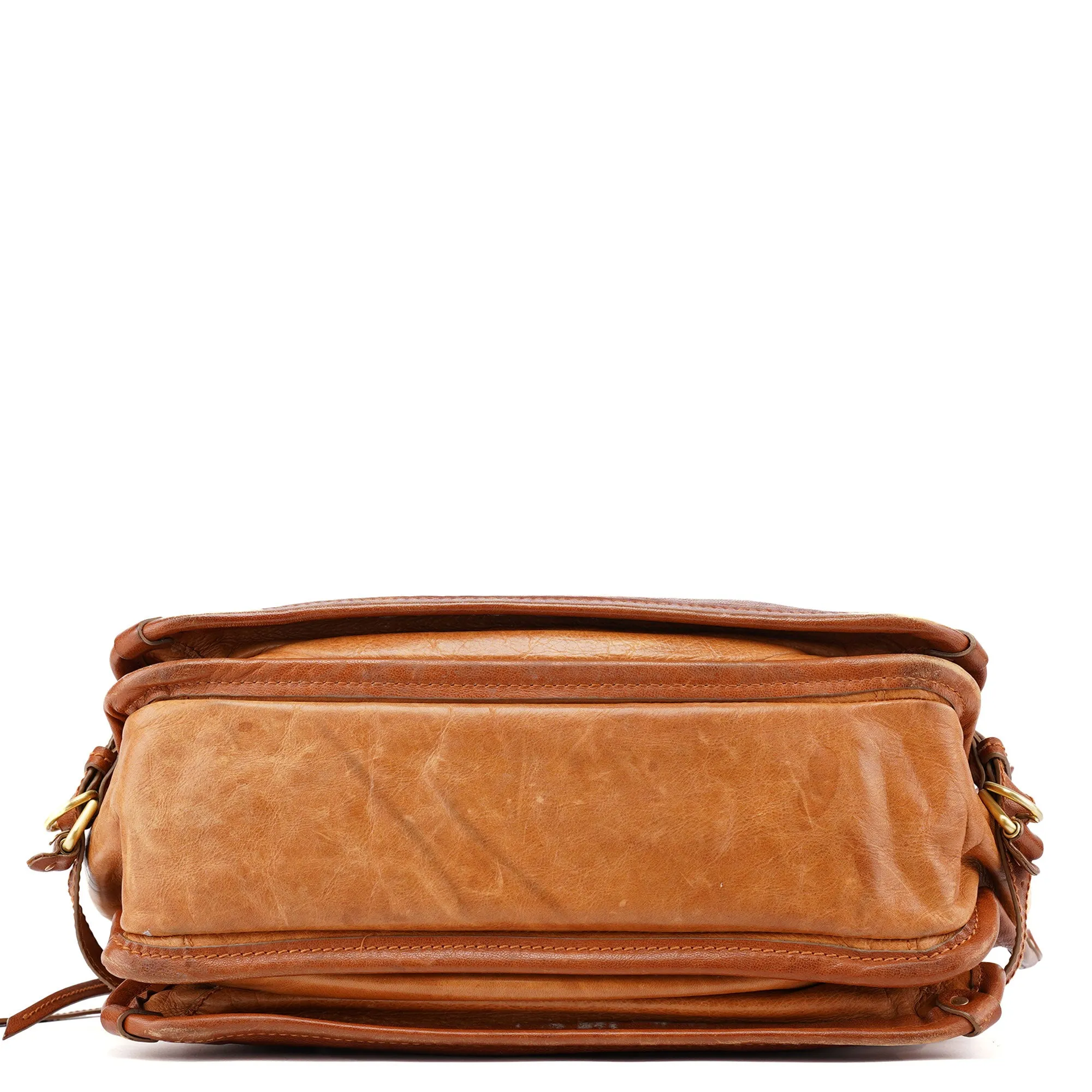 Light Brown Leather Tote Bag