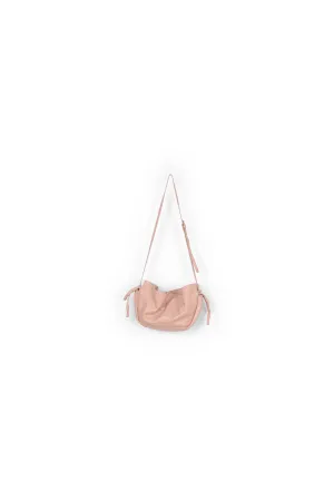 Light pink puffed shoulder bag