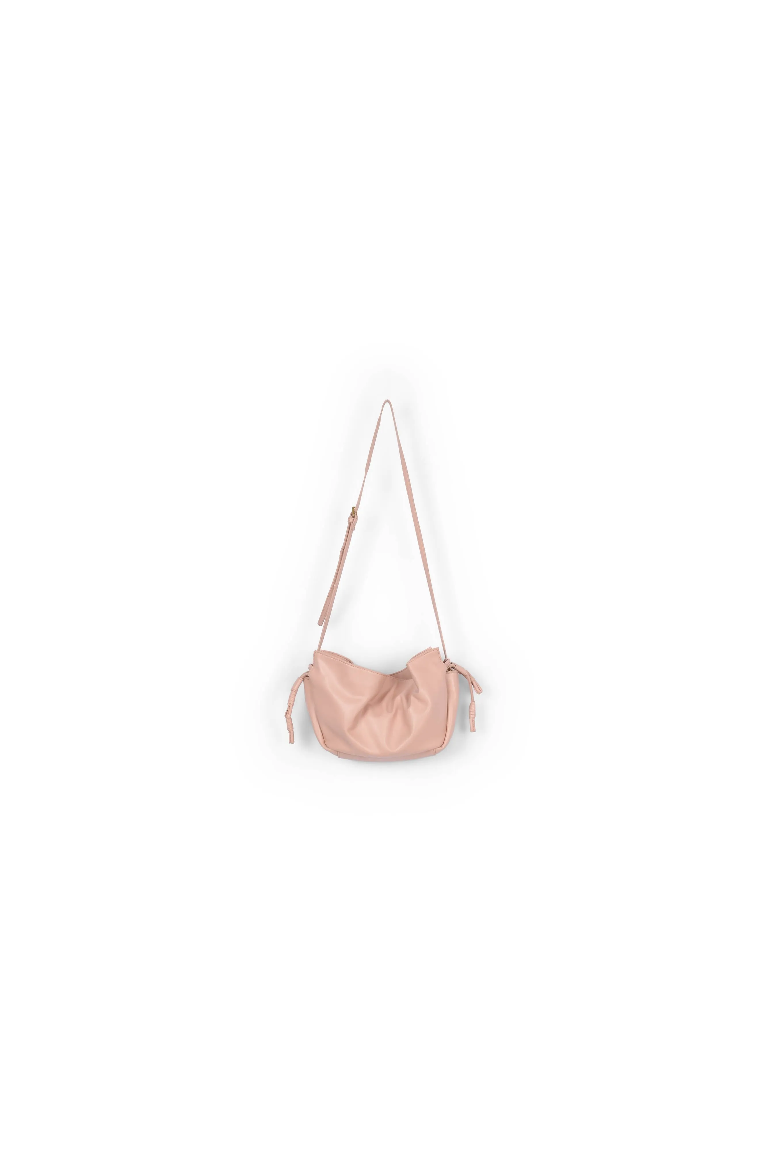 Light pink puffed shoulder bag
