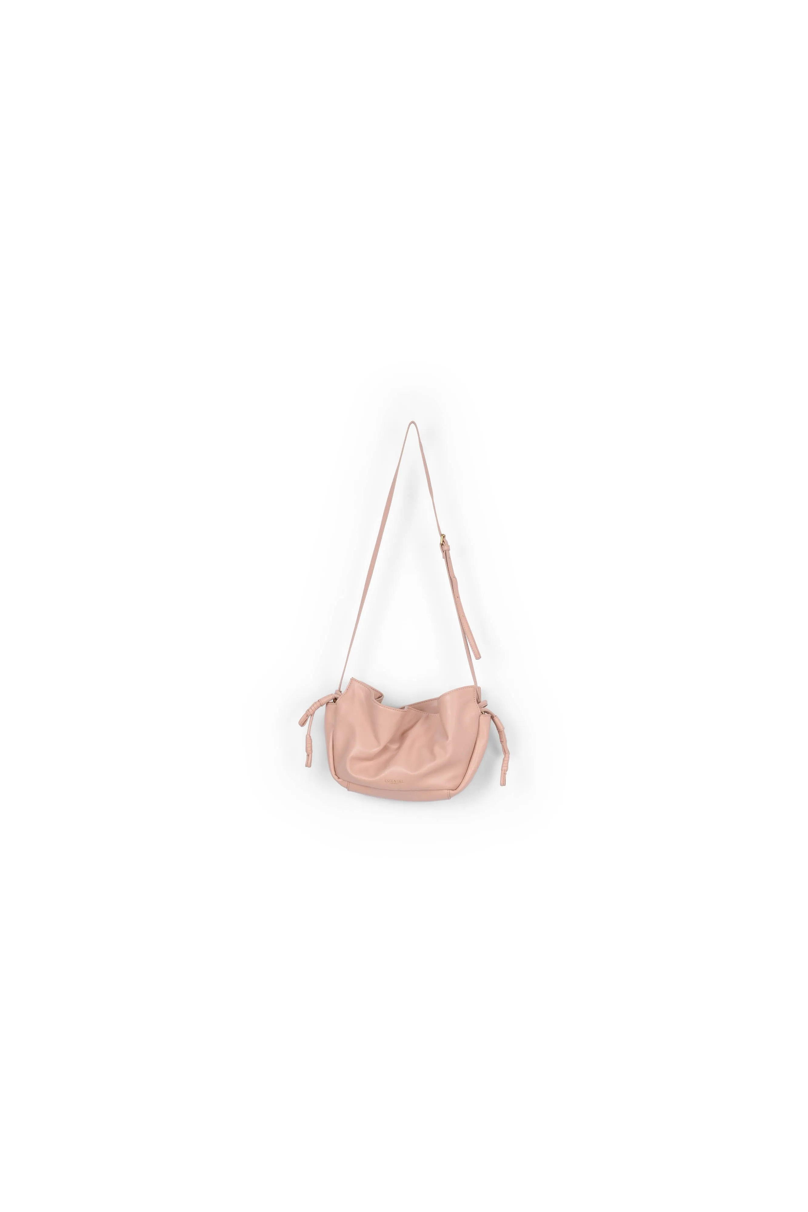 Light pink puffed shoulder bag