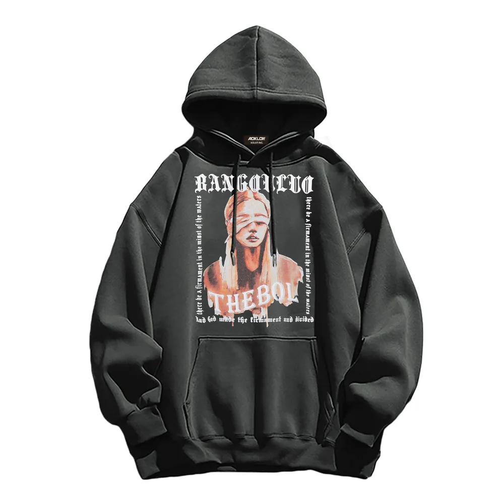 Light-seeking Girly Printed Hoodie