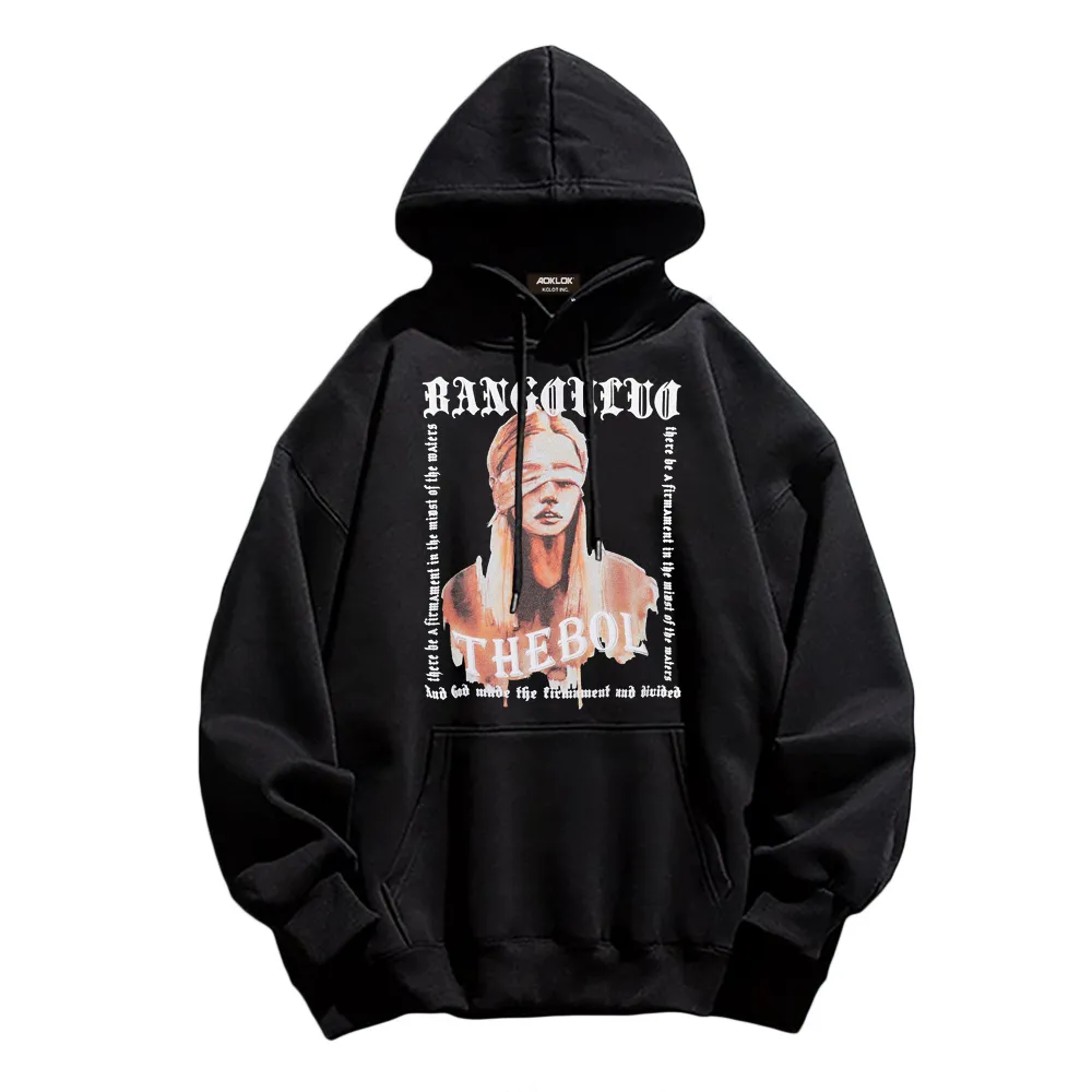 Light-seeking Girly Printed Hoodie