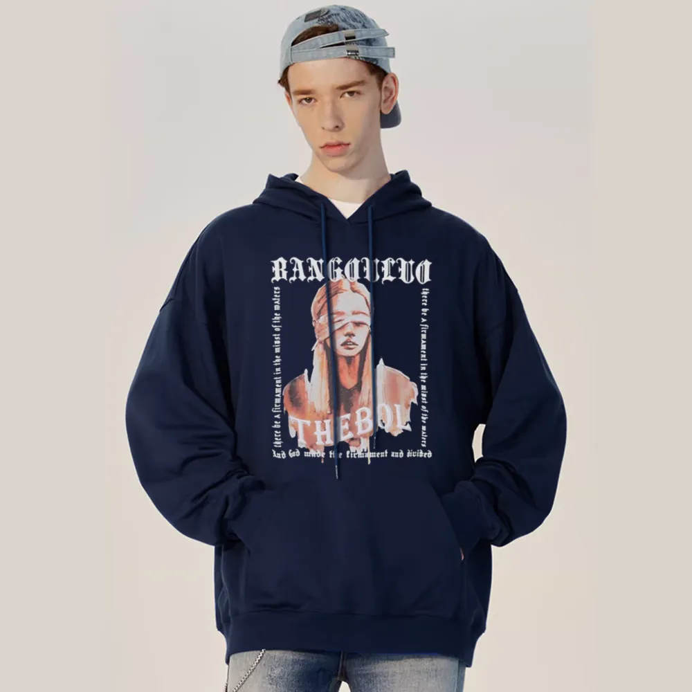 Light-seeking Girly Printed Hoodie