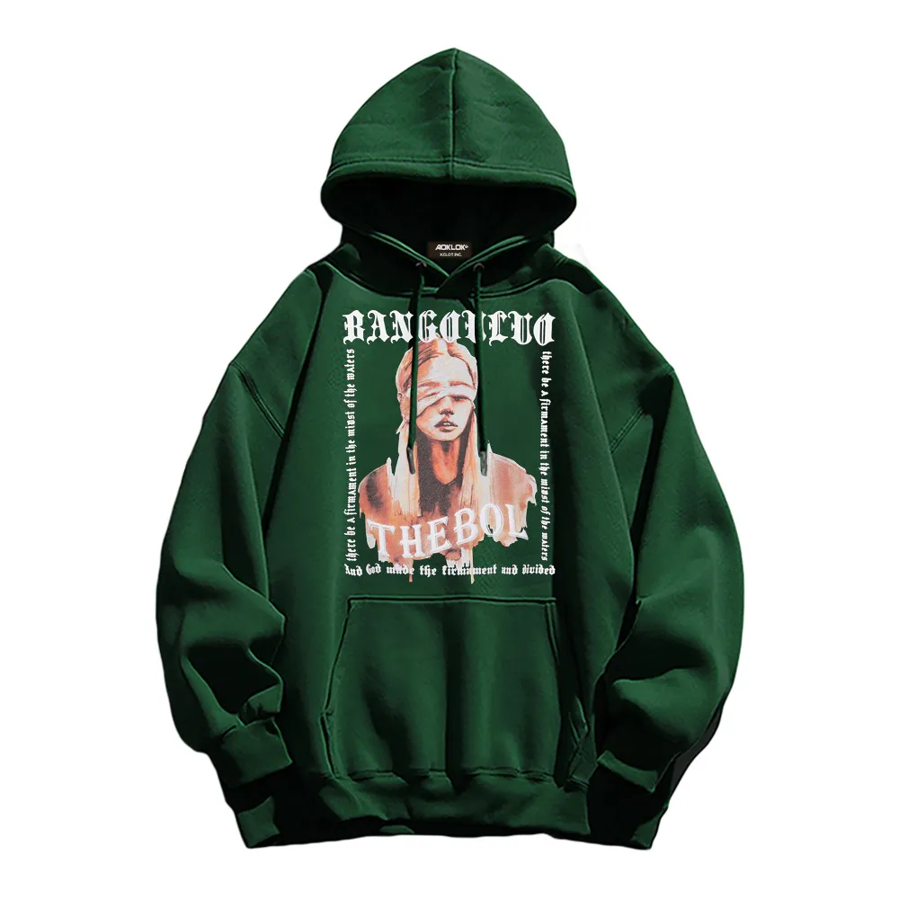 Light-seeking Girly Printed Hoodie
