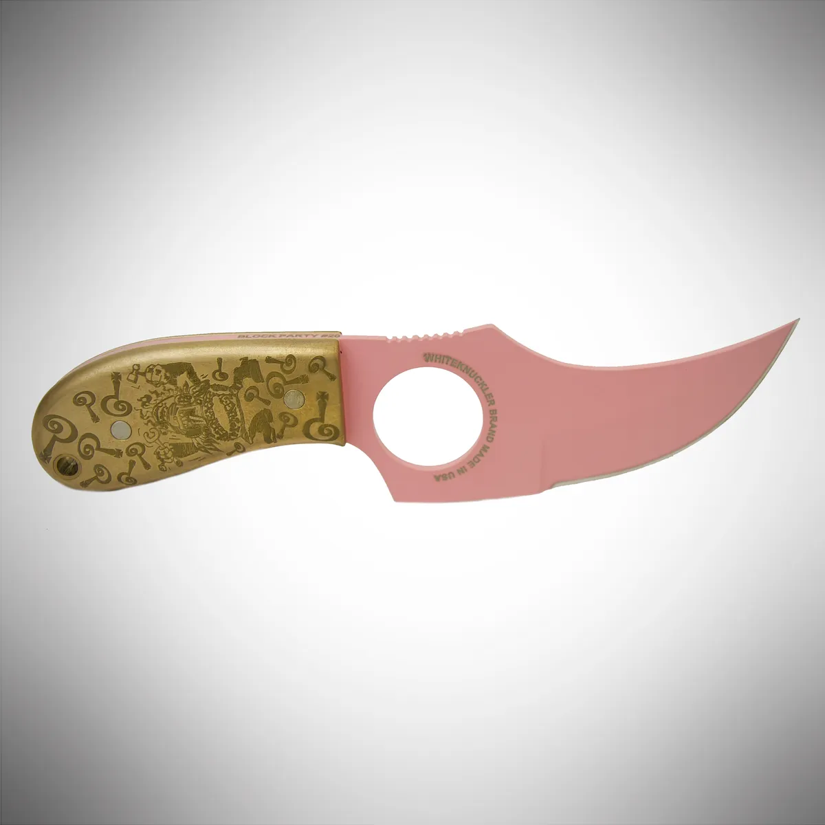 *LIMITED EDITION* 20th Grease Monkey Block Party Whiteknuckler / ILM Classic 7 - Pink   Brass
