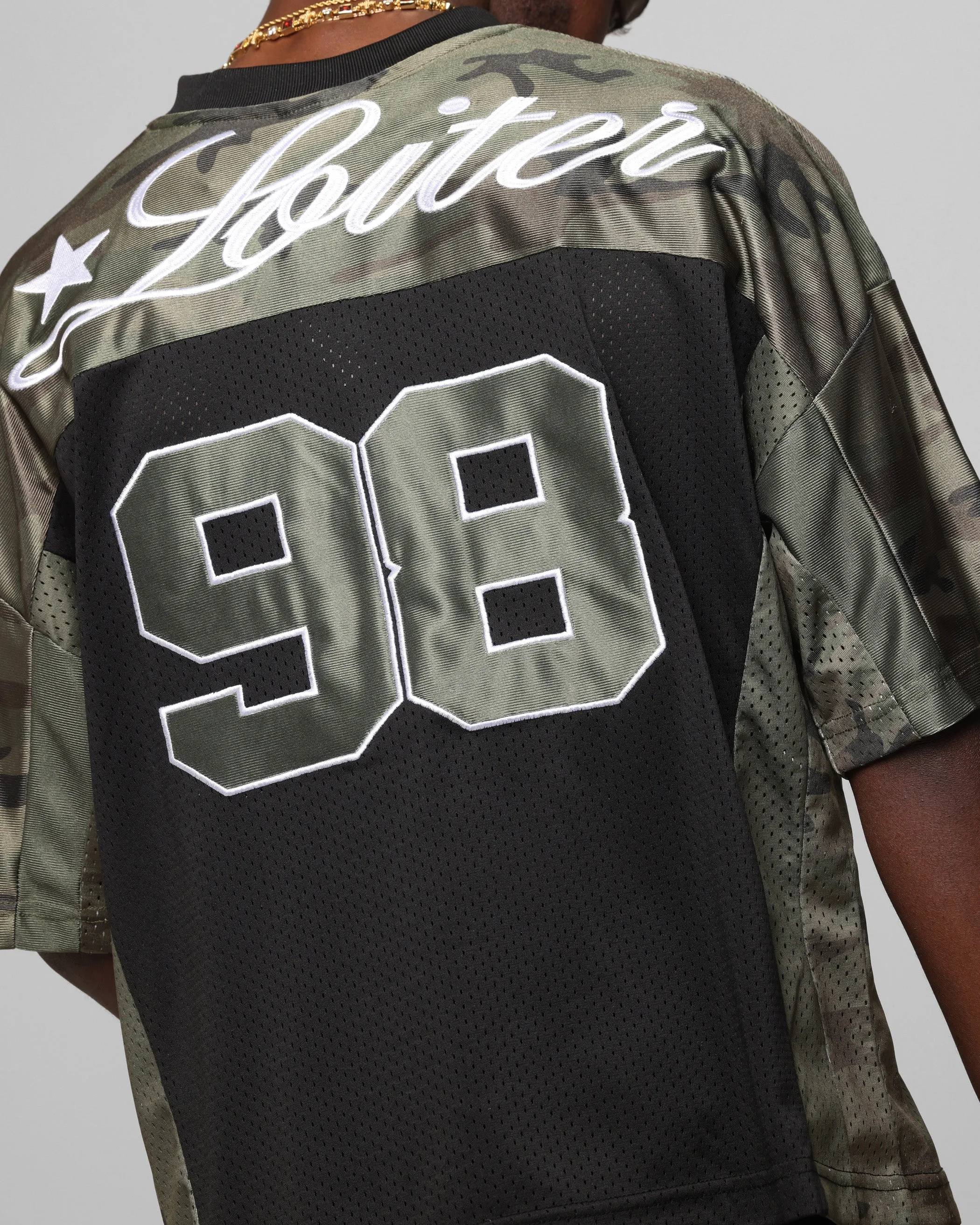 Loiter End Zone Jersey Black/Camo