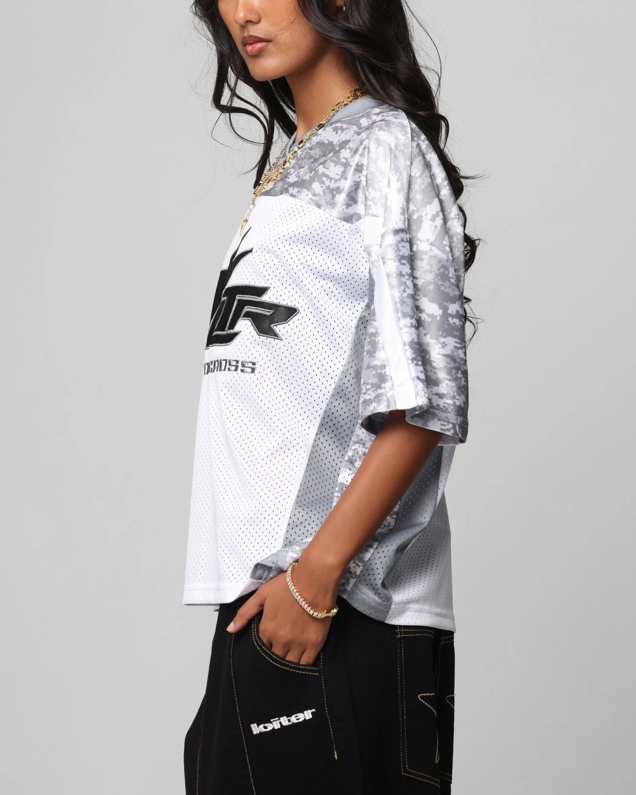 Loiter End Zone Jersey Snow Camo