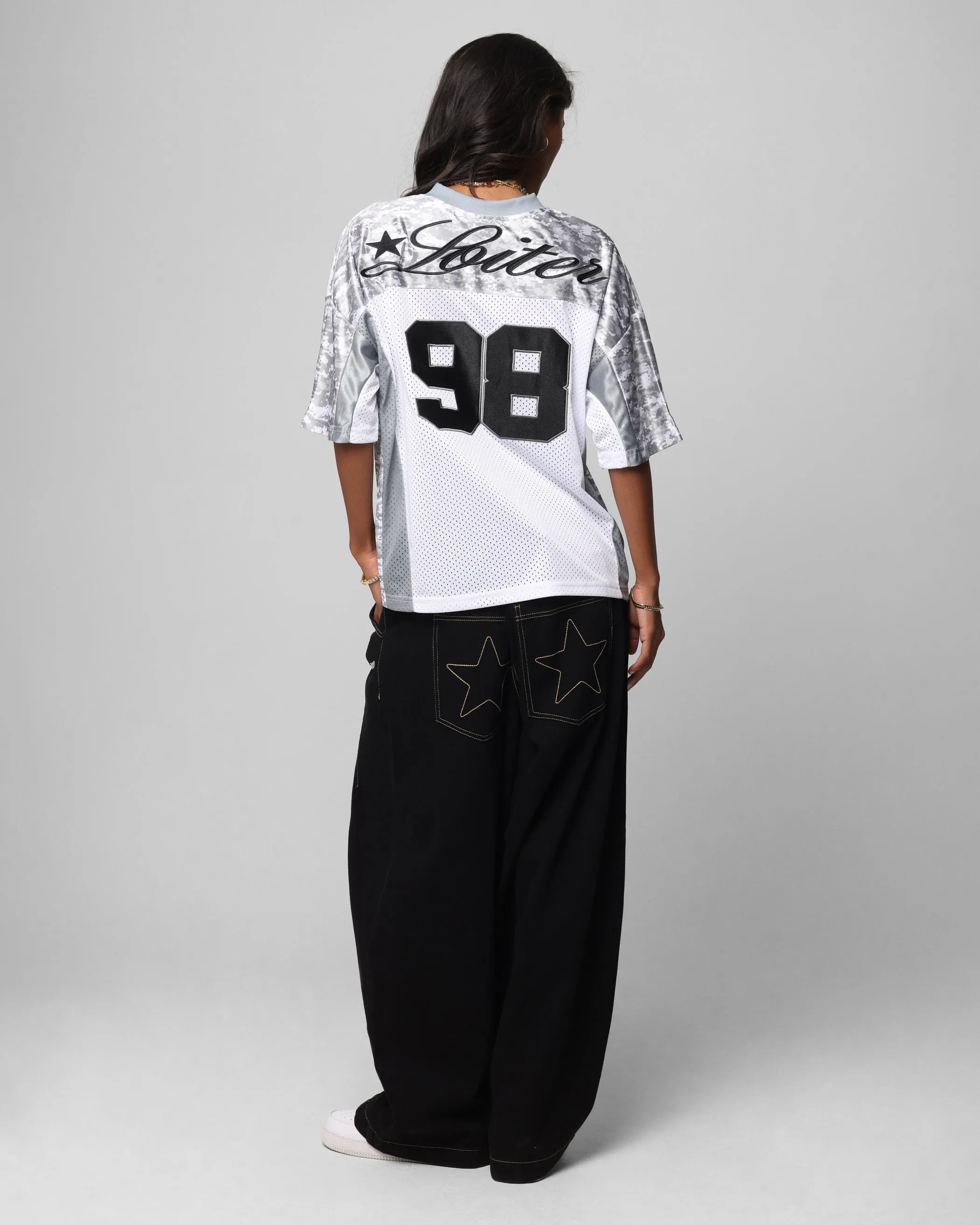 Loiter End Zone Jersey Snow Camo