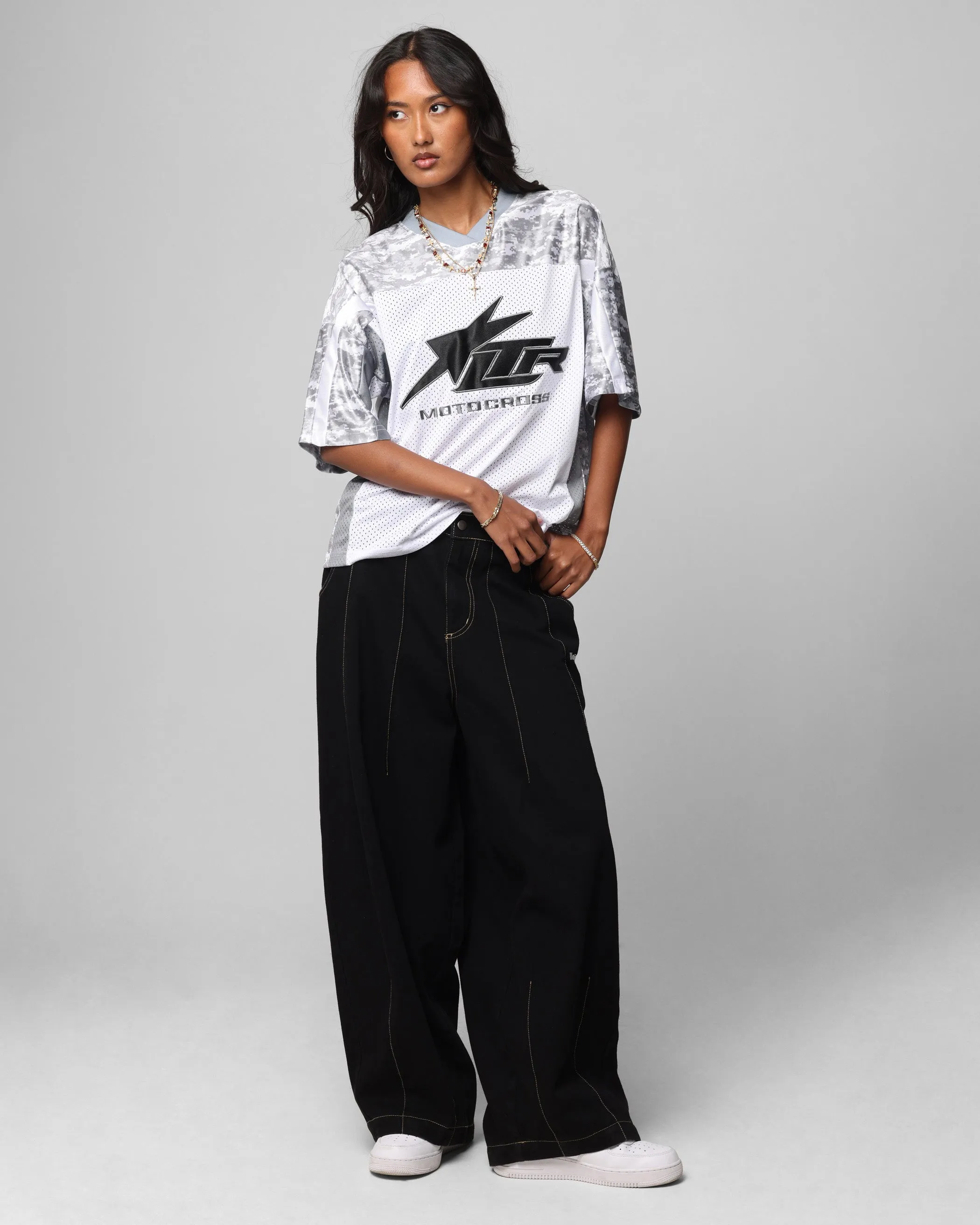 Loiter End Zone Jersey Snow Camo