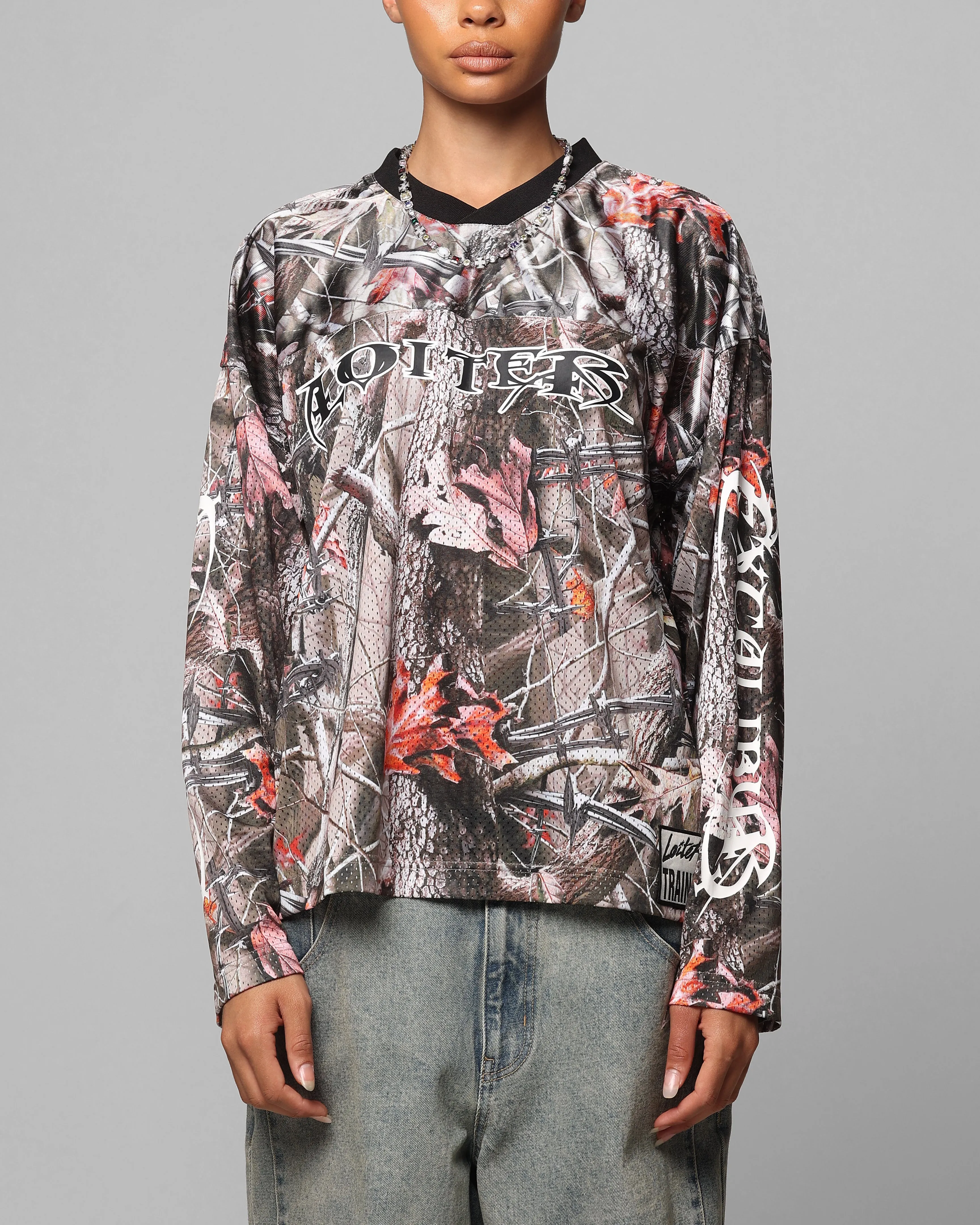 Loiter Long Sleeve Training Jersey Real Treet Camo