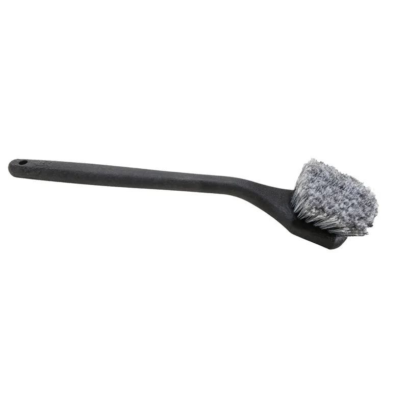 Long Handle Feathered Bristle Angled Scrub Brush