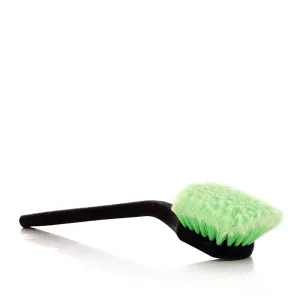Long Handle Feathered Bristle Angled Scrub Brush