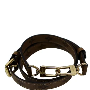LOUIS VUITTON Monogram Reverse Adjustable Strap Brown - 25% OFF