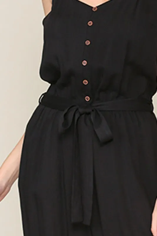 Lovely & Cool Self-Tie Jumpsuit (Multi-sizes avail)