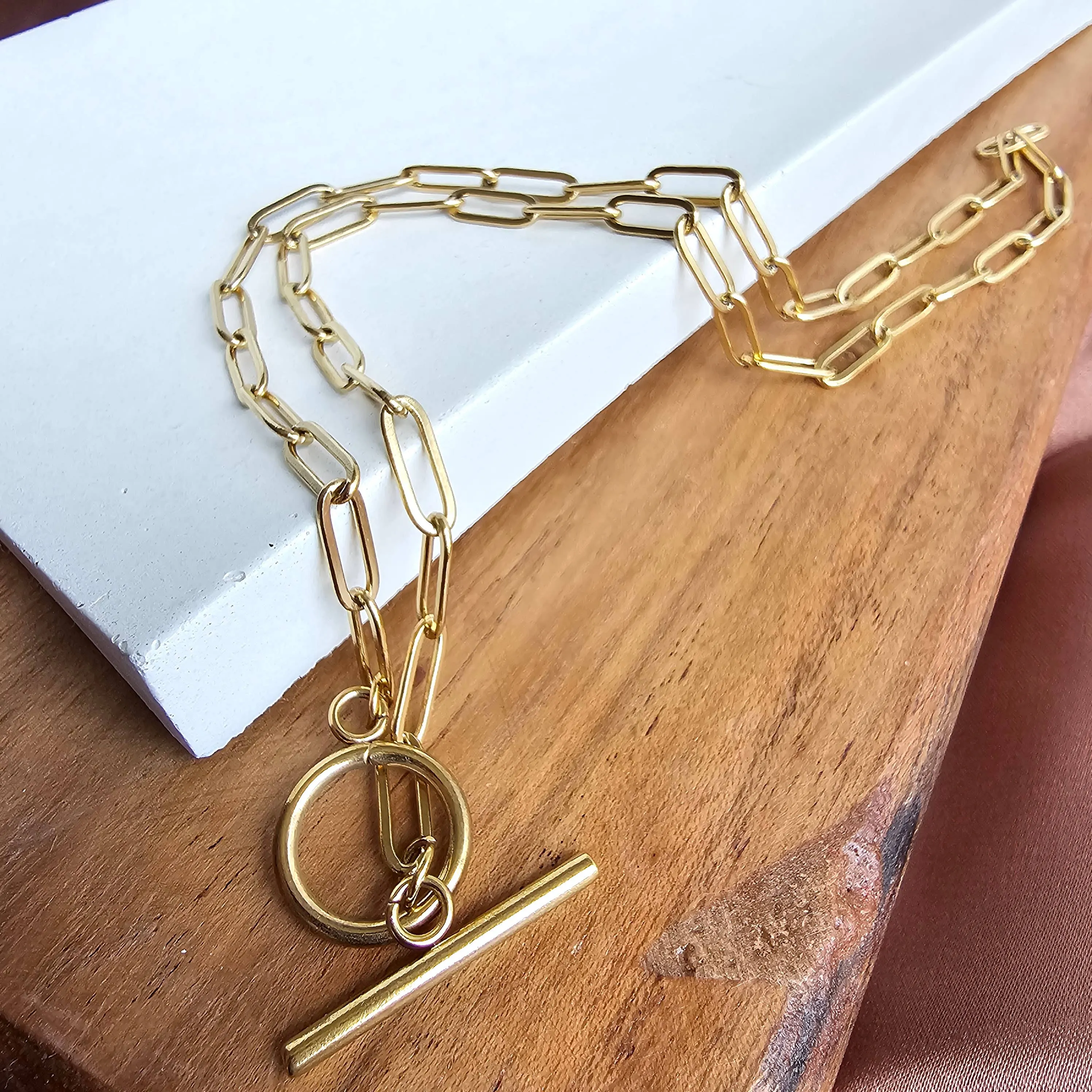 Luxe Gold Paper Clip Chain