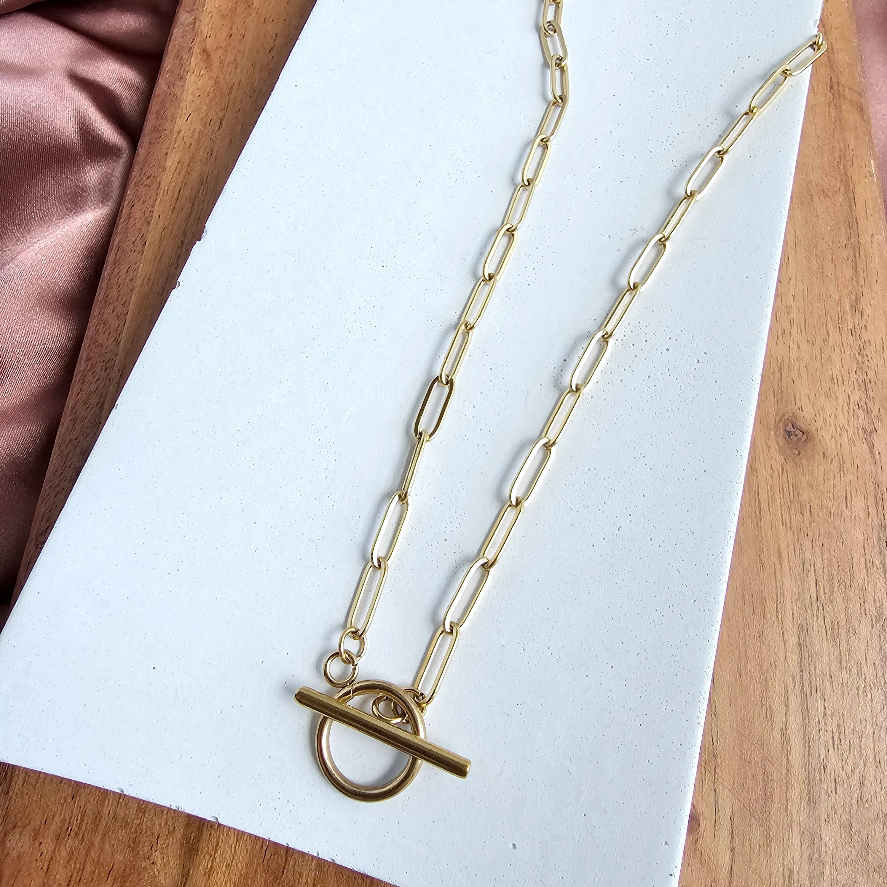 Luxe Gold Paper Clip Chain