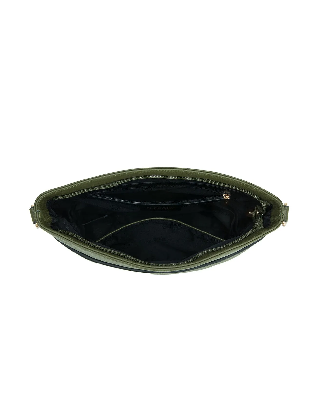 MACKENZIE LEATHER BUCKET BAG- E1-0833-OLIVE