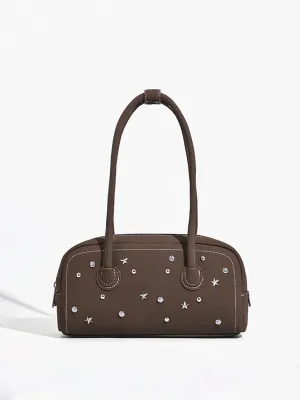 Made Mistake Rhinestone Handle Bag