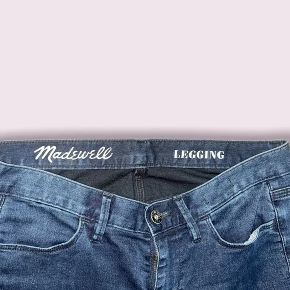 Madewell Jean Leggings Dark Wash Denim Stretchy Womens Size 25