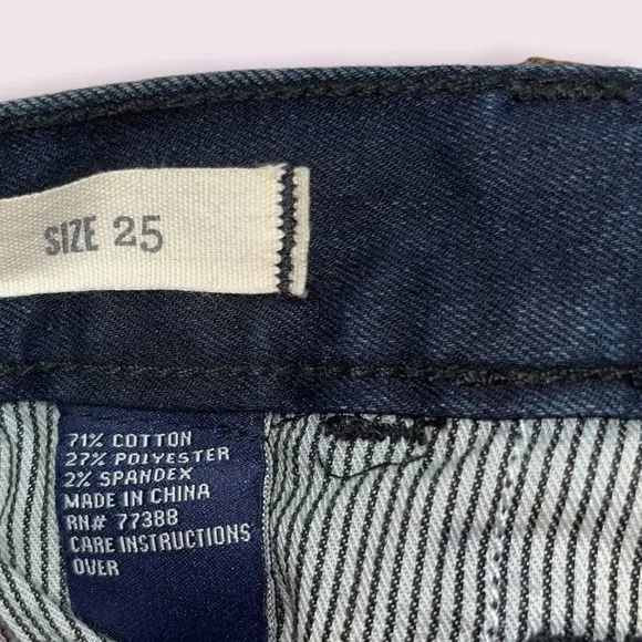 Madewell Jean Leggings Dark Wash Denim Stretchy Womens Size 25