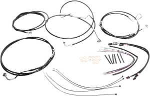 Magnum 489342 Black Vinyl XR Handlebar Installation Kit for 15-17in. Ape