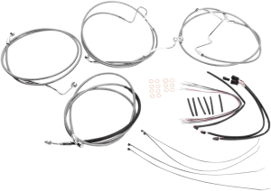Magnum 589342 Stainless Steel XR Handlebar Installation Kit for 15-17in. Ape