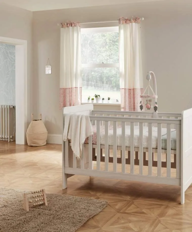 Mamas & Papas Atlas Cot / Toddler Bed - Nimbus White