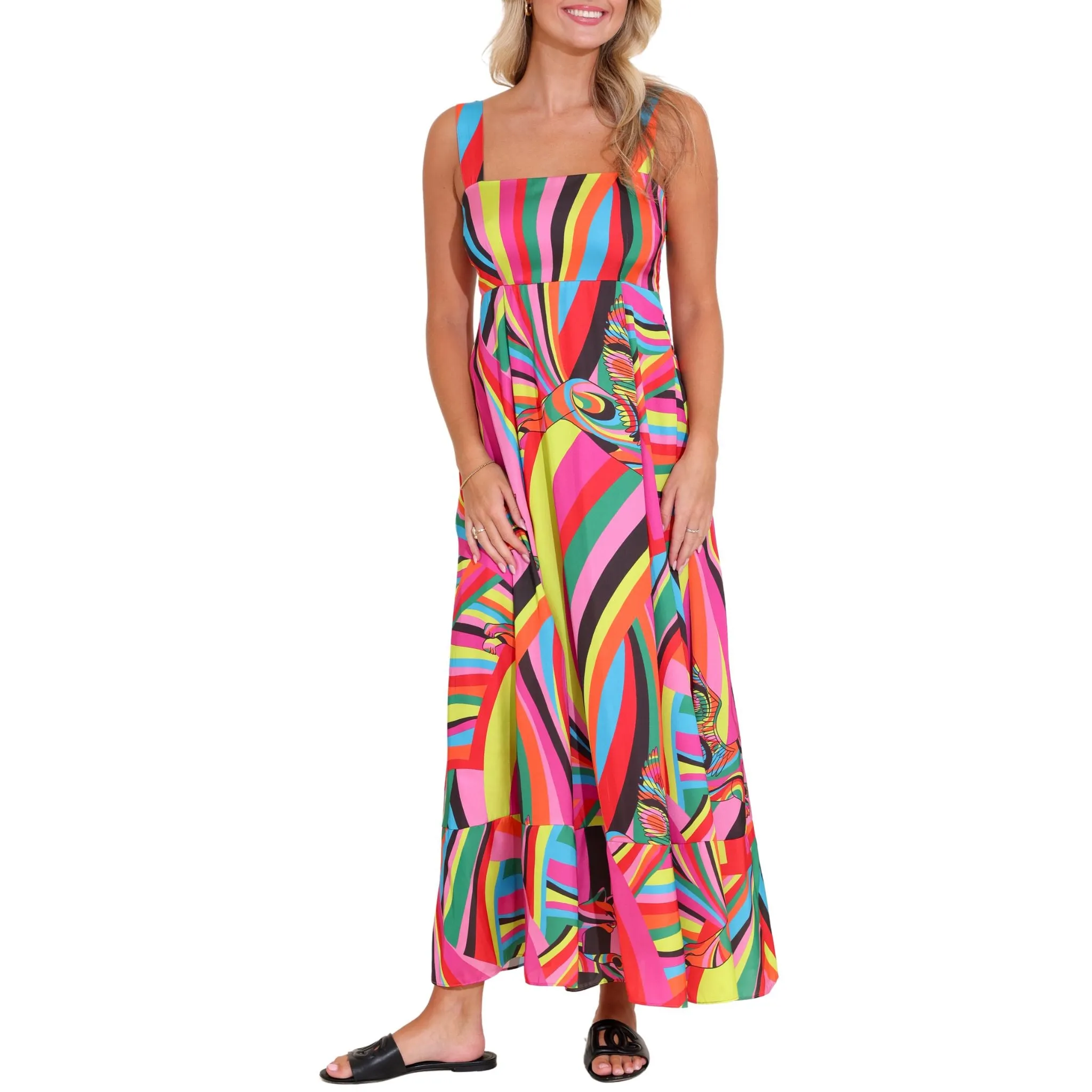 Maria Multicolor  Maxi Dress