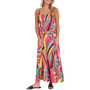 Maria Multicolor  Maxi Dress