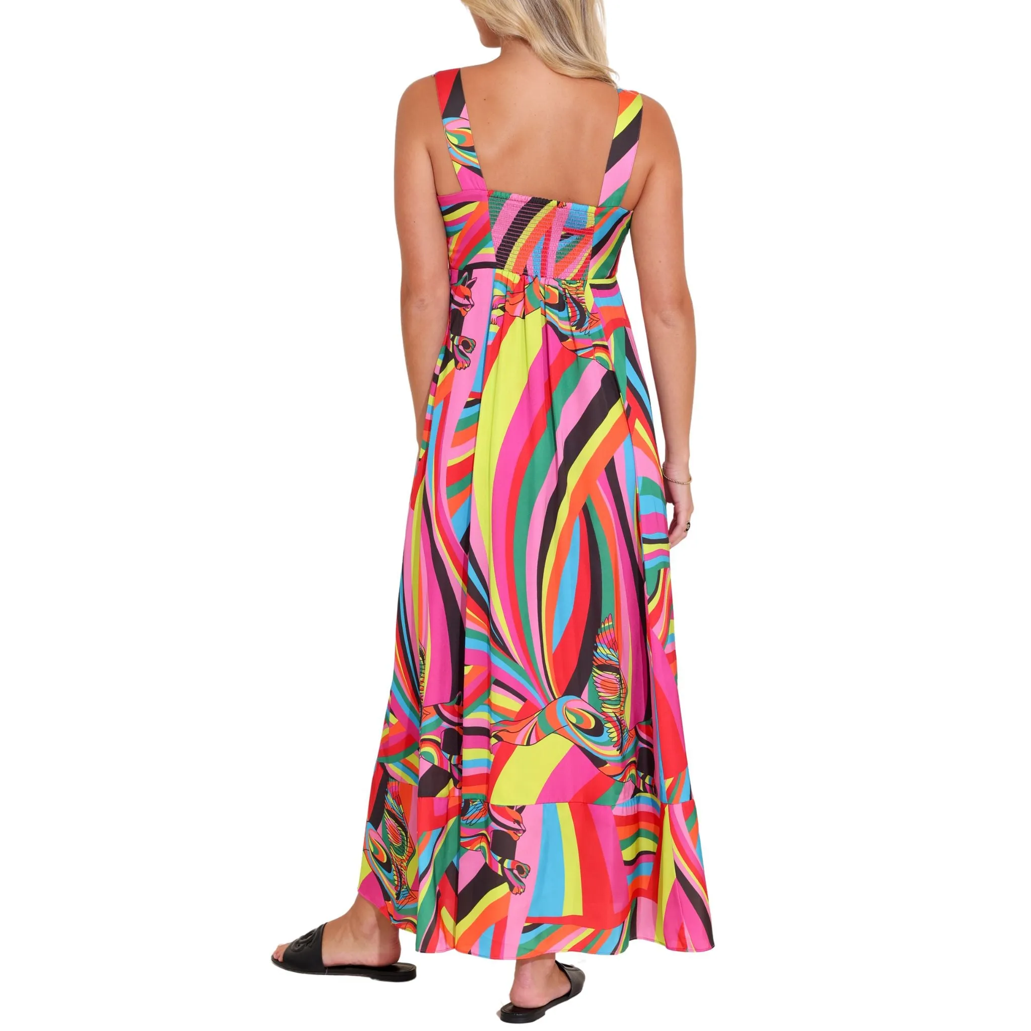 Maria Multicolor  Maxi Dress