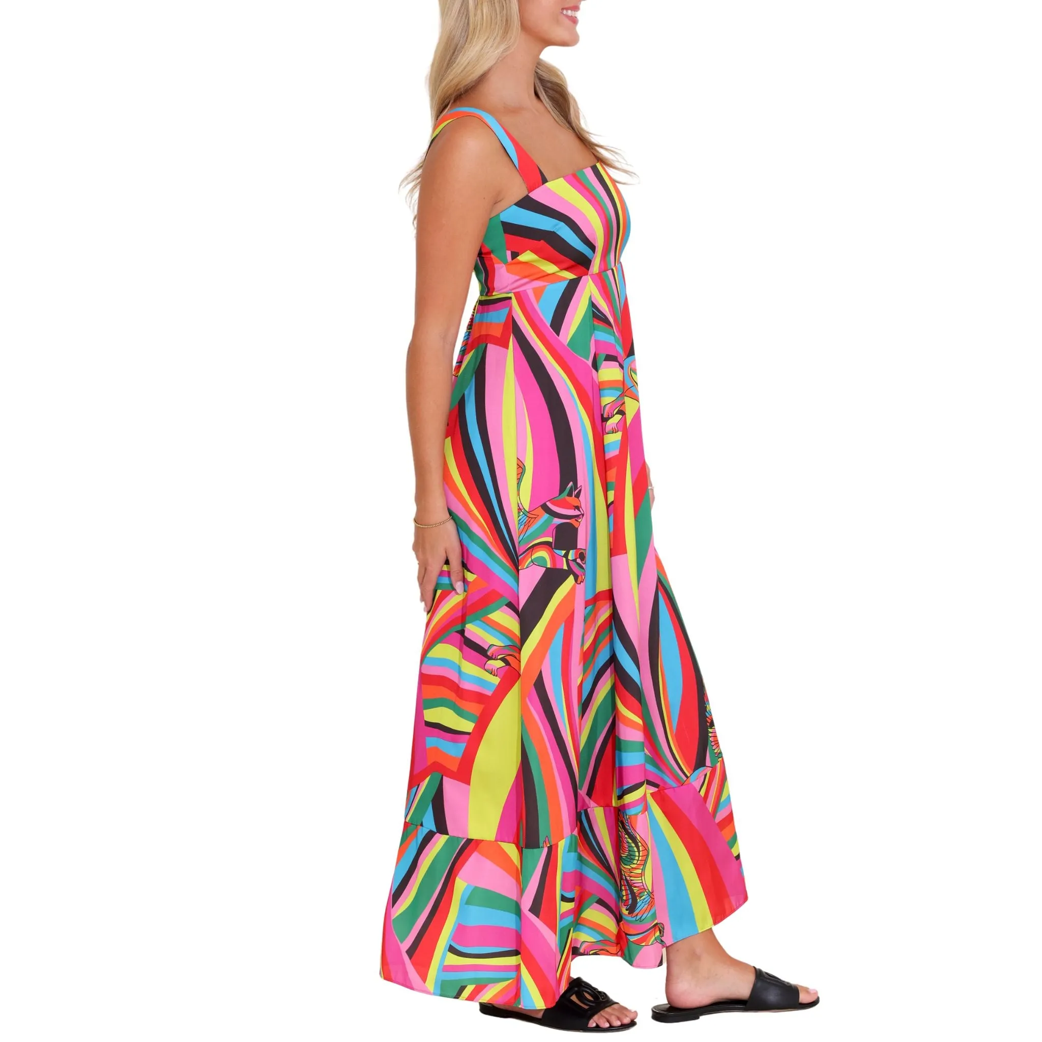 Maria Multicolor  Maxi Dress