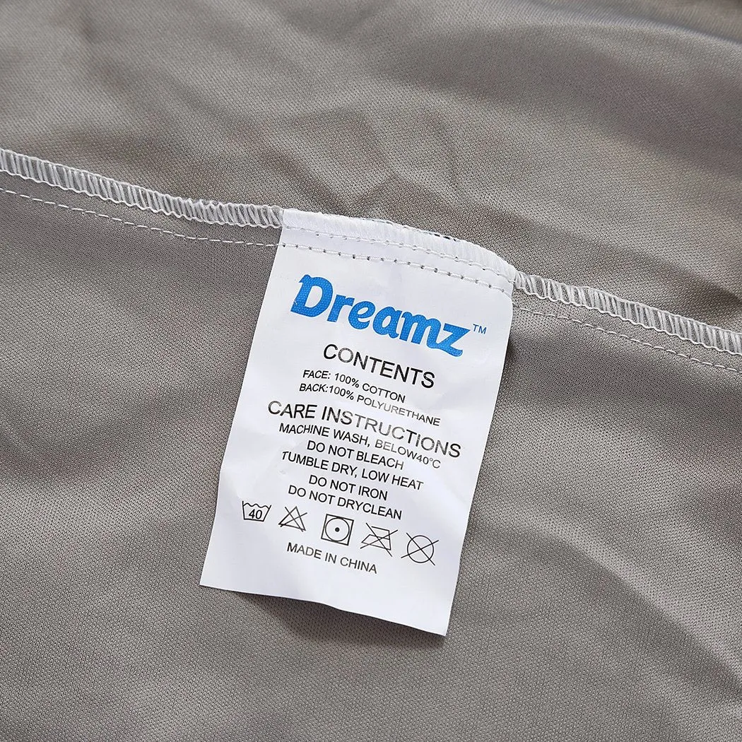 Mattress Protector Fitted Sheet Cover Waterproof Cotton Fibre King