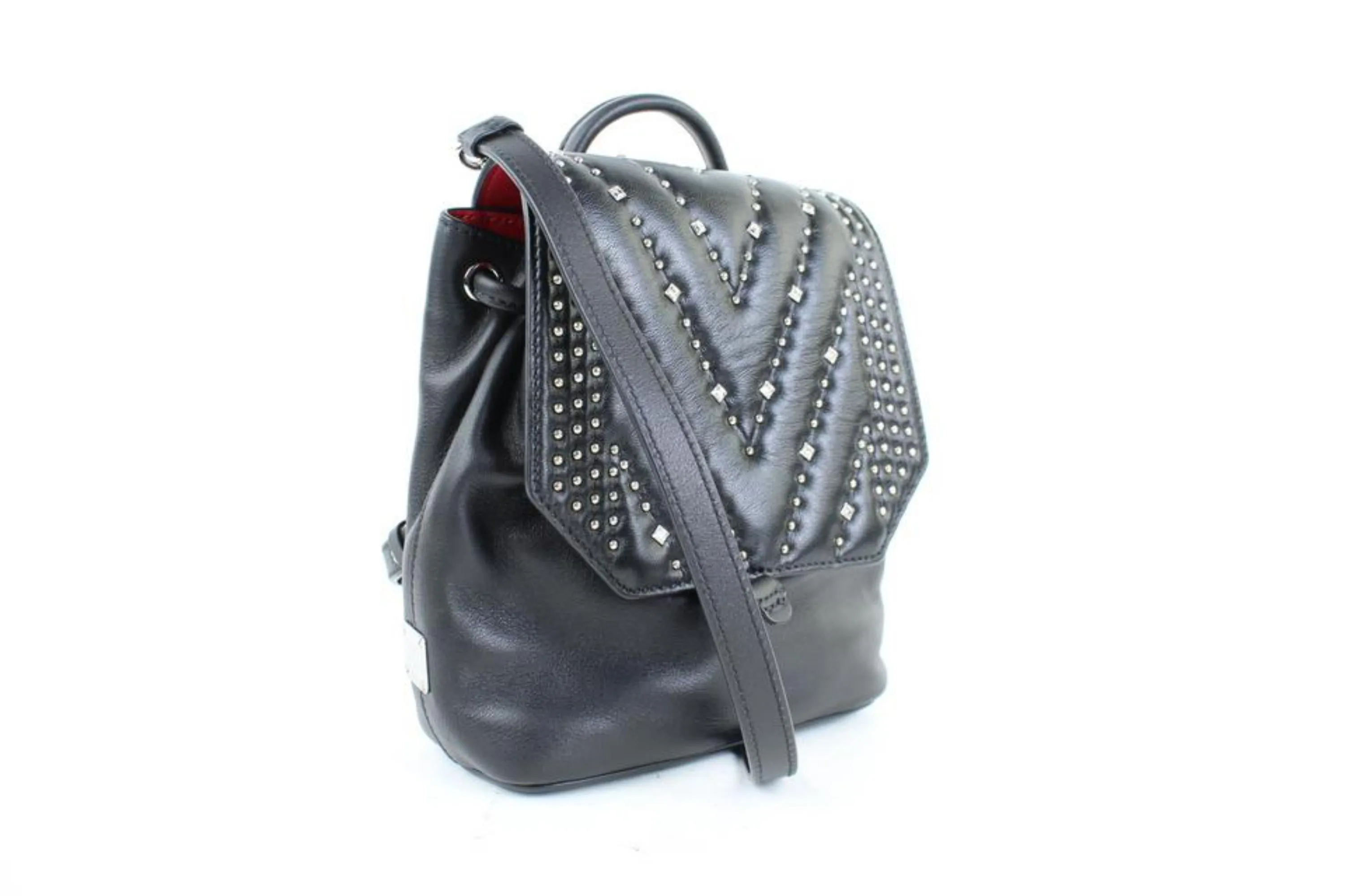 MCM Studded Diamond Disco Mini Backpack 2M915C