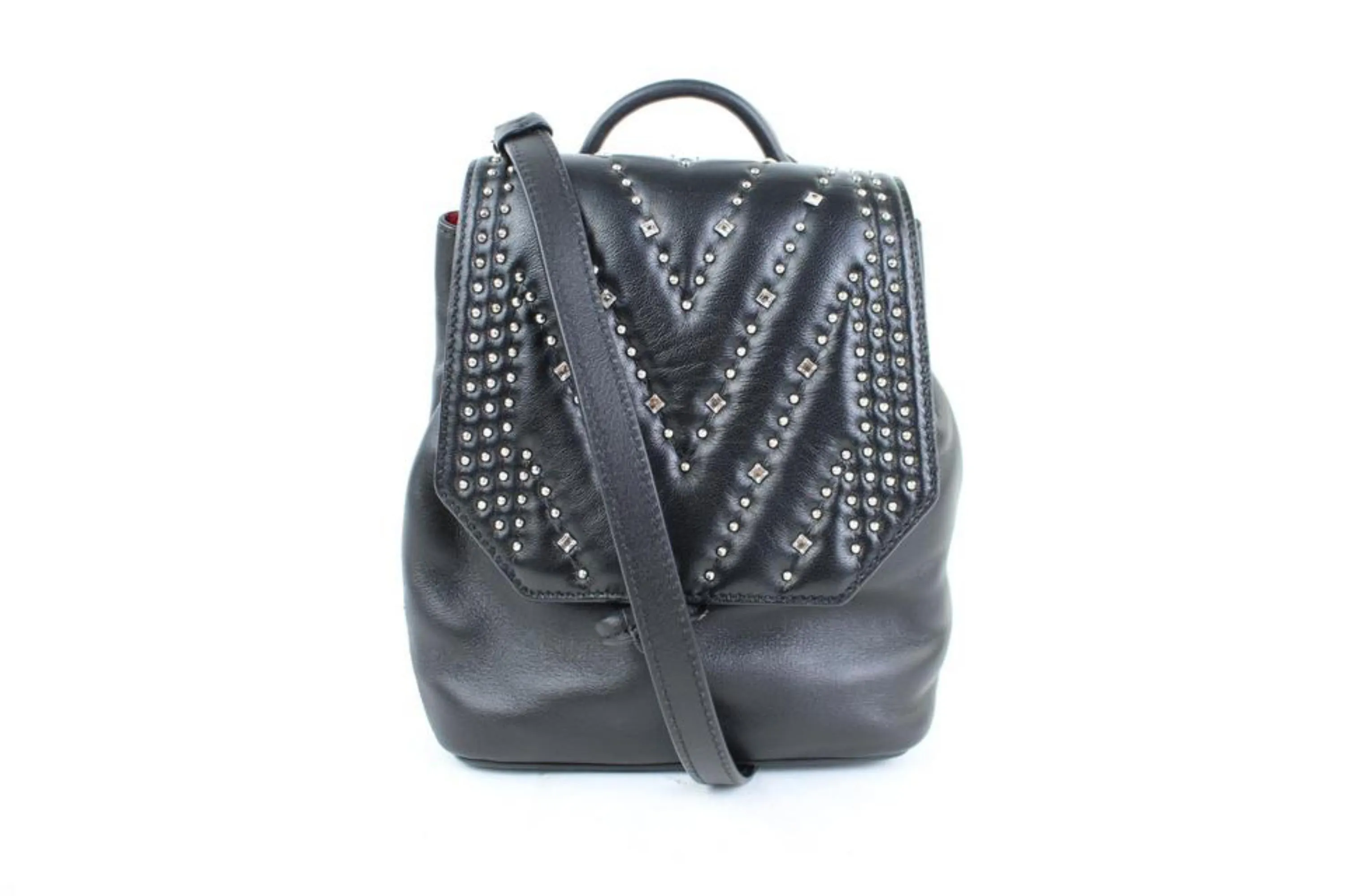 MCM Studded Diamond Disco Mini Backpack 2M915C