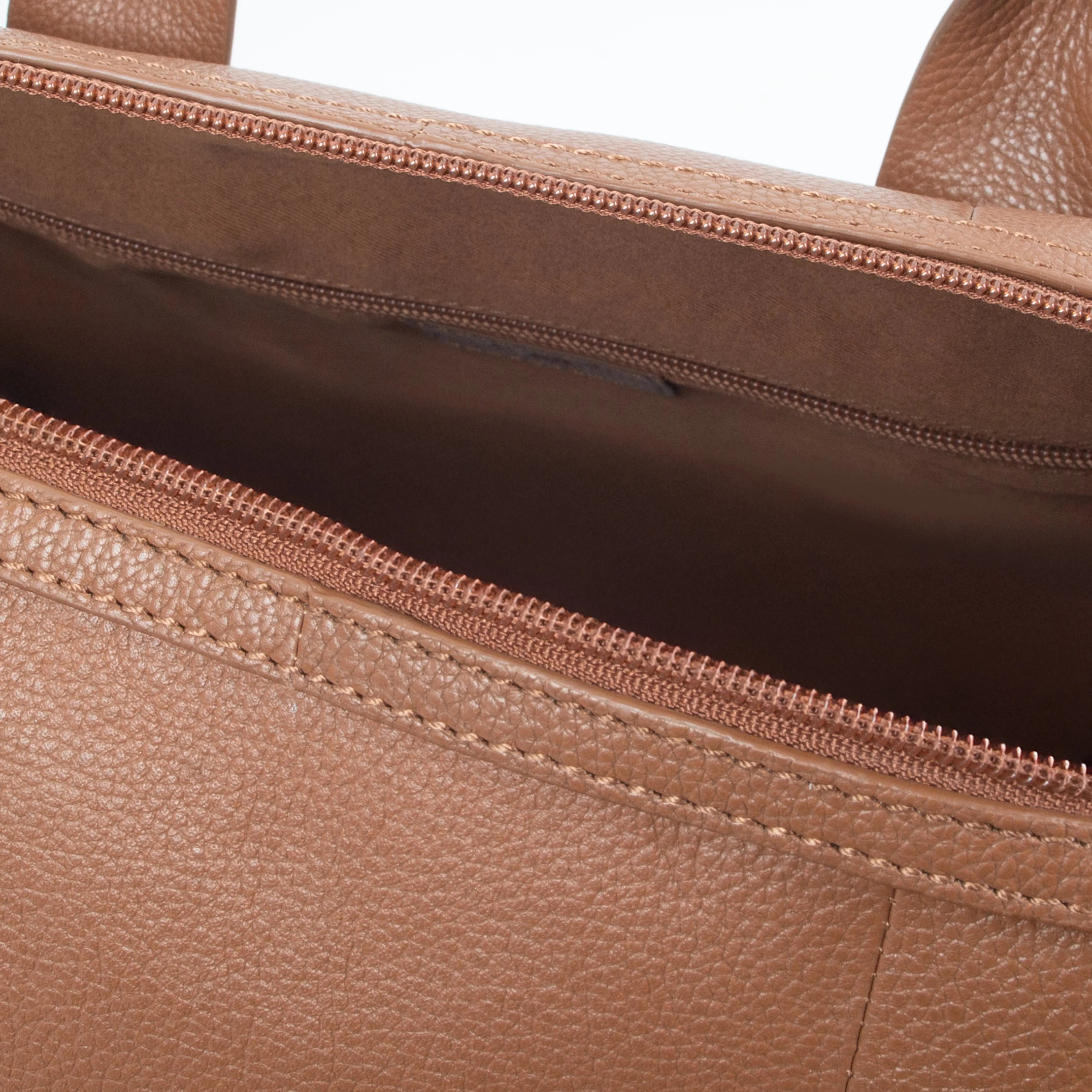 Men's Pebble Grain Leather Weekend Bag