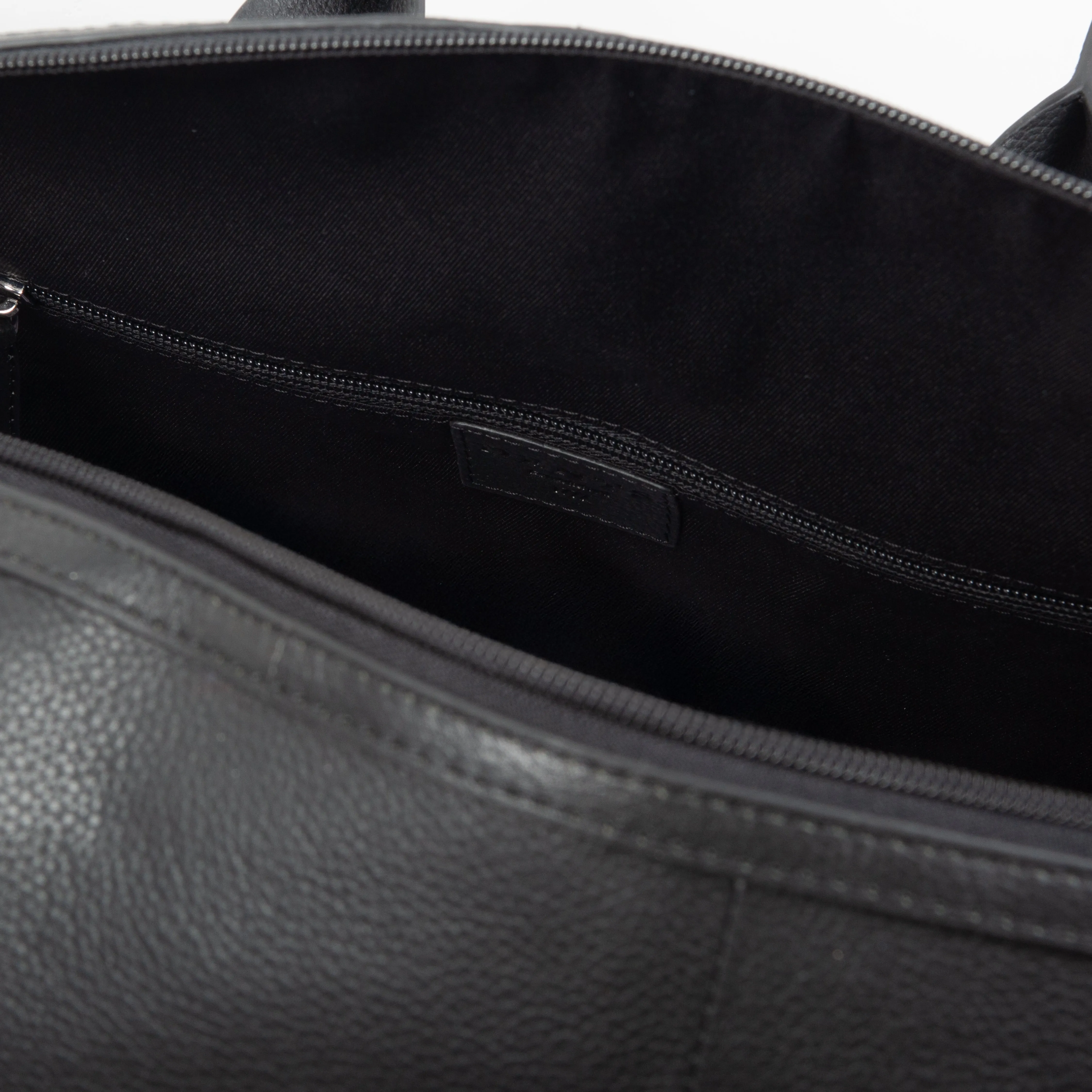 Men's Pebble Grain Leather Weekend Bag
