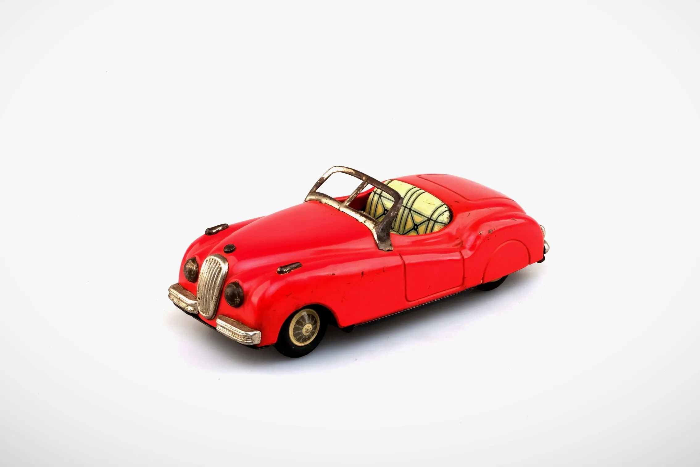 MG RED CONVERTIBLE CAR