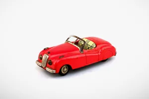 MG RED CONVERTIBLE CAR