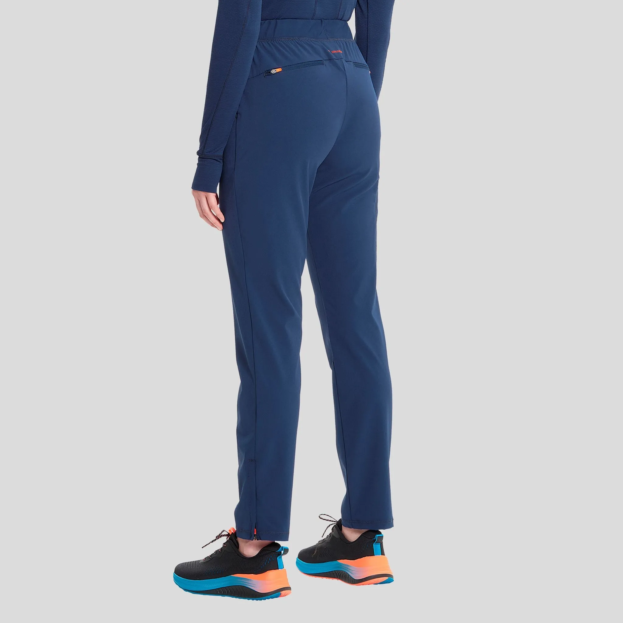 Mid Rise Pull-on Tapered Leg Cargo Pant | Navy