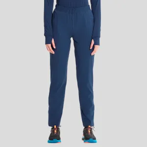 Mid Rise Pull-on Tapered Leg Cargo Pant | Navy