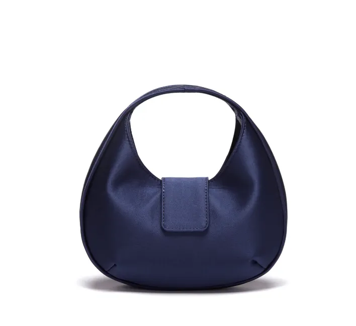 Mila - Navy Satin