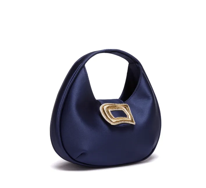 Mila - Navy Satin